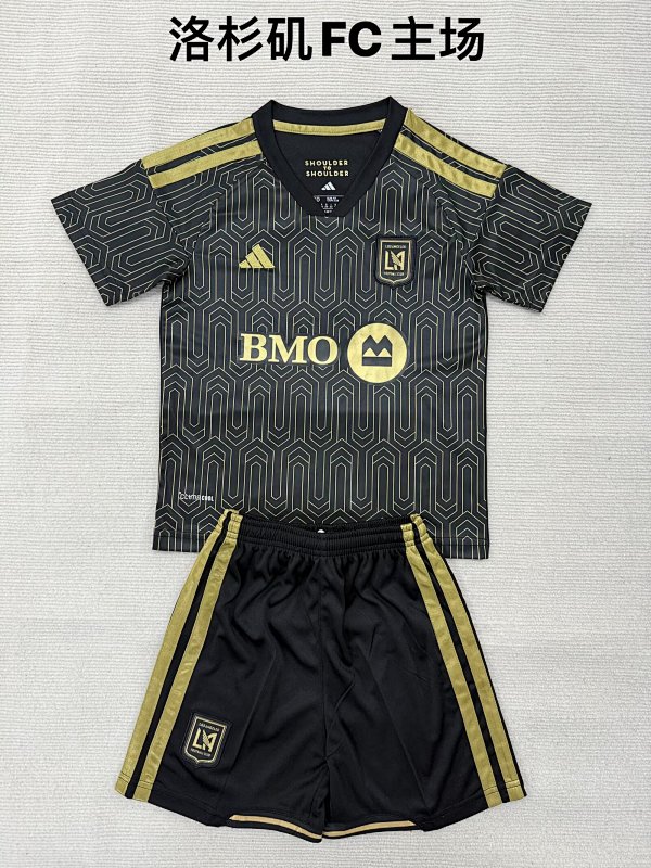 Niño_Adults And Youth Los Angeles FC Home Soccer Uniform 26